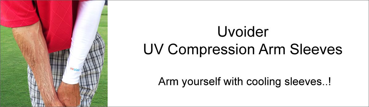 Uvoider UV Compression Arm Sleeves – Arm yourself with cooling sleeves..!