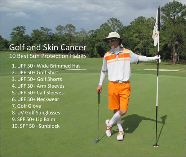 Golf and Skin Cancer - 10 Best Sun Protection Habits