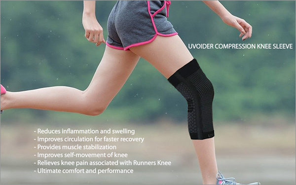 Uvoider Compression Knee Sleeves - Sizes S to 3XL