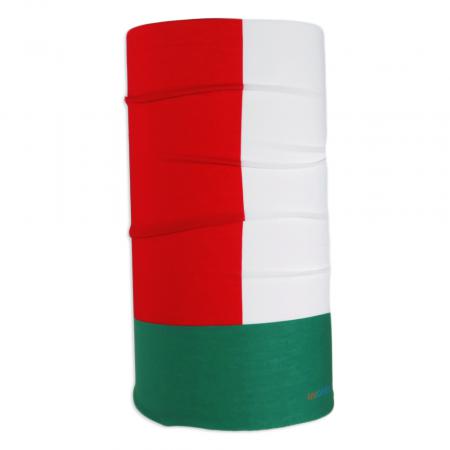 UV Full Headwear 35 Red/White/Green