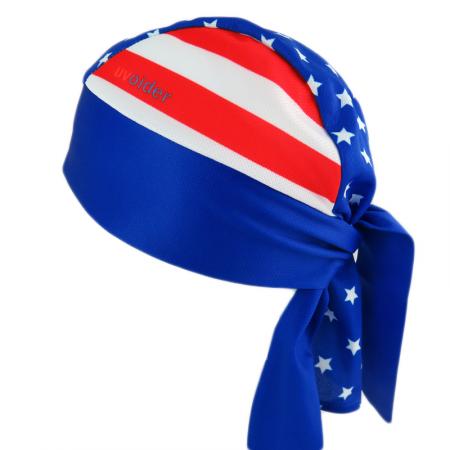 UV Bandana Skull Cap 310 USA Flag