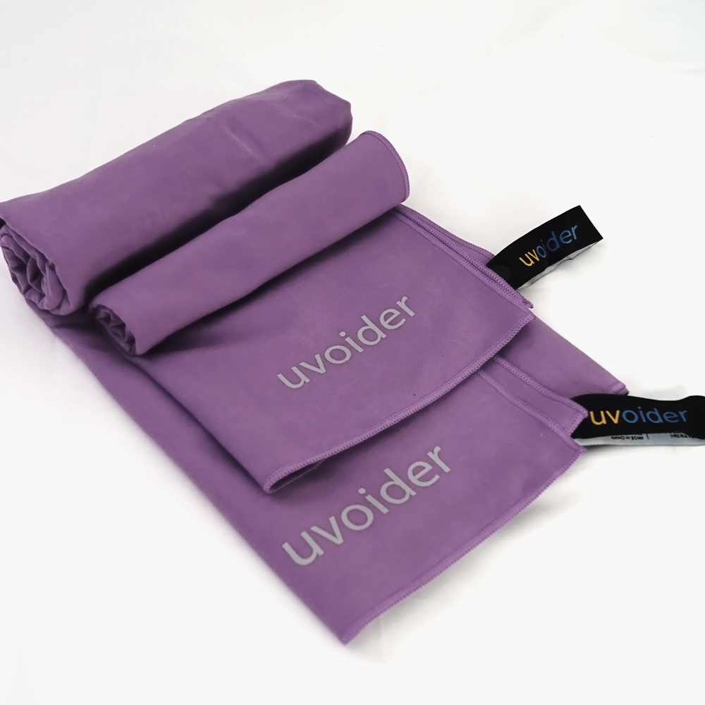 Sports and Travel Towel Set 6 Purple Sizes M and L