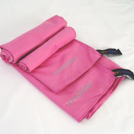 Sports and Travel Towel Set 5 Pink