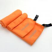 Sports and Travel Towel Set 3 Orange - Sizes M and L