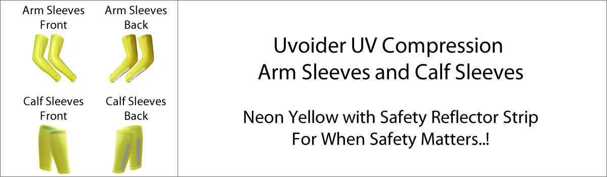 Neon Yellow Arm and Calf Sleeves