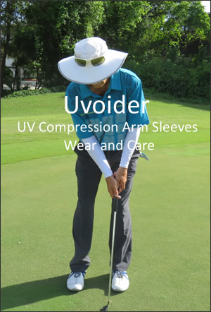 Uvoider UV Compression Arm Sleeves Wear and Care
