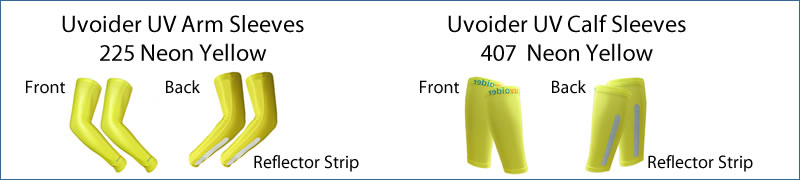 UV Arm Sleeves 225 Neon Yellow