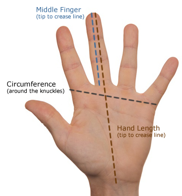 Wilson Golf Glove Size Chart