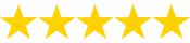 5-stars reviews
